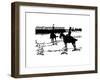 Silhouette for 'Ombres Chinoisses' from L'Epopee, 1898-Caran D'Ache-Framed Giclee Print