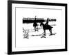 Silhouette for 'Ombres Chinoisses' from L'Epopee, 1898-Caran D'Ache-Framed Giclee Print