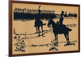 Silhouette for Ombres Chinoisses from Lepopee, 1898-Caran D'Ache-Framed Giclee Print