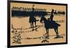 Silhouette for Ombres Chinoisses from Lepopee, 1898-Caran D'Ache-Framed Giclee Print