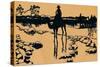 Silhouette for Ombres Chinoisses from Lepopee, 1898-Caran D'Ache-Stretched Canvas