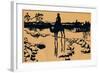 Silhouette for Ombres Chinoisses from Lepopee, 1898-Caran D'Ache-Framed Giclee Print