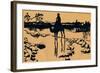 Silhouette for Ombres Chinoisses from Lepopee, 1898-Caran D'Ache-Framed Giclee Print