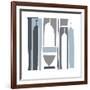 Silhouette, French Navy-Denise Duplock-Framed Giclee Print