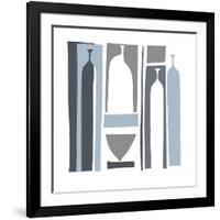 Silhouette, French Navy-Denise Duplock-Framed Giclee Print