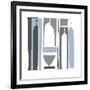 Silhouette, French Navy-Denise Duplock-Framed Giclee Print