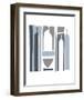 Silhouette - French Navy-Denise Duplock-Framed Art Print