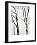 Silhouette in Color-Rikki Drotar-Framed Giclee Print