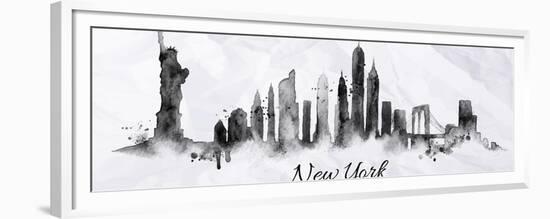 Silhouette Ink New York-anna42f-Framed Premium Giclee Print