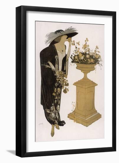 Silhouette of 1911-J. Gose-Framed Art Print