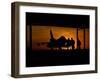 Silhouette of a Chilean Air Force F-16C Block 50 at Natal Air Force Base, Brazil-Stocktrek Images-Framed Photographic Print