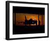 Silhouette of a Chilean Air Force F-16C Block 50 at Natal Air Force Base, Brazil-Stocktrek Images-Framed Photographic Print