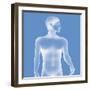 Silhouette of a Man-Caroline Arquevaux-Framed Giclee Print