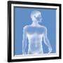 Silhouette of a Man-Caroline Arquevaux-Framed Giclee Print