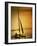 Silhouette of a Sailboat in the Sea-null-Framed Photographic Print