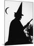 Silhouette of a Witch-null-Mounted Photographic Print