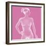 Silhouette of a Woman-Caroline Arquevaux-Framed Giclee Print