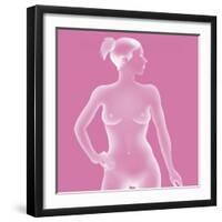 Silhouette of a Woman-Caroline Arquevaux-Framed Giclee Print