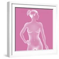 Silhouette of a Woman-Caroline Arquevaux-Framed Giclee Print