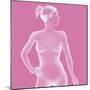 Silhouette of a Woman-Caroline Arquevaux-Mounted Giclee Print