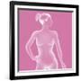 Silhouette of a Woman-Caroline Arquevaux-Framed Giclee Print