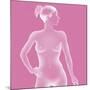 Silhouette of a Woman-Caroline Arquevaux-Mounted Giclee Print