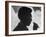 Silhouette of Actor/Comedian Bill Cosby with Cigar, Former Star of TV Series "I Spy"-John Loengard-Framed Premium Photographic Print