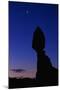 Silhouette of Balanced Rock at Sunrise-Paul Souders-Mounted Photographic Print