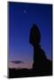 Silhouette of Balanced Rock at Sunrise-Paul Souders-Mounted Photographic Print