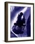 Silhouette of Bobsled in Action, Park City, Utah, USA-Chris Trotman-Framed Photographic Print