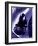 Silhouette of Bobsled in Action, Park City, Utah, USA-Chris Trotman-Framed Photographic Print