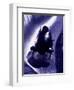 Silhouette of Bobsled in Action, Park City, Utah, USA-Chris Trotman-Framed Photographic Print