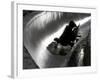 Silhouette of Bobsled in Action, Park City, Utah, USA-Chris Trotman-Framed Photographic Print