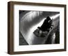 Silhouette of Bobsled in Action, Park City, Utah, USA-Chris Trotman-Framed Photographic Print