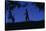 Silhouette of Boy Walking-William P. Gottlieb-Stretched Canvas