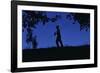 Silhouette of Boy Walking-William P. Gottlieb-Framed Photographic Print