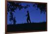 Silhouette of Boy Walking-William P. Gottlieb-Framed Photographic Print