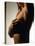 Silhouette of Female Nude-null-Stretched Canvas
