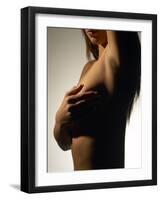 Silhouette of Female Nude-null-Framed Photographic Print