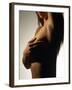 Silhouette of Female Nude-null-Framed Photographic Print