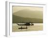 Silhouette of Fishing Boat at Sunset, Puerto Princesa, Palawan, Philippines, Southeast Asia-Kober Christian-Framed Photographic Print