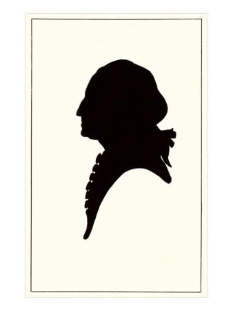 'Silhouette of George Washington' Art | AllPosters.com