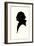 Silhouette of George Washington-null-Framed Art Print