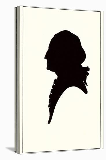 Silhouette of George Washington-null-Stretched Canvas
