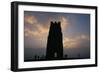 Silhouette of Glastonbury Tor, Somerset, England, U.K.-Julia Bayne-Framed Photographic Print