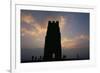 Silhouette of Glastonbury Tor, Somerset, England, U.K.-Julia Bayne-Framed Photographic Print