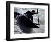 Silhouette of Kayaker in Action, Sydney, Austrailia-Chris Cole-Framed Photographic Print