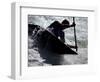 Silhouette of Kayaker in Action, Sydney, Austrailia-Chris Cole-Framed Photographic Print