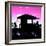 Silhouette of Life Guard Station at Sunset - Miami-Philippe Hugonnard-Framed Photographic Print