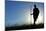 Silhouette of Maasai Warrior, Ngorongoro Crater, Tanzania-Paul Joynson Hicks-Mounted Photographic Print